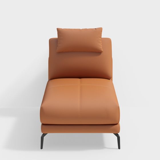 Cozy Lounge Chair 3D model for Creative Spaces