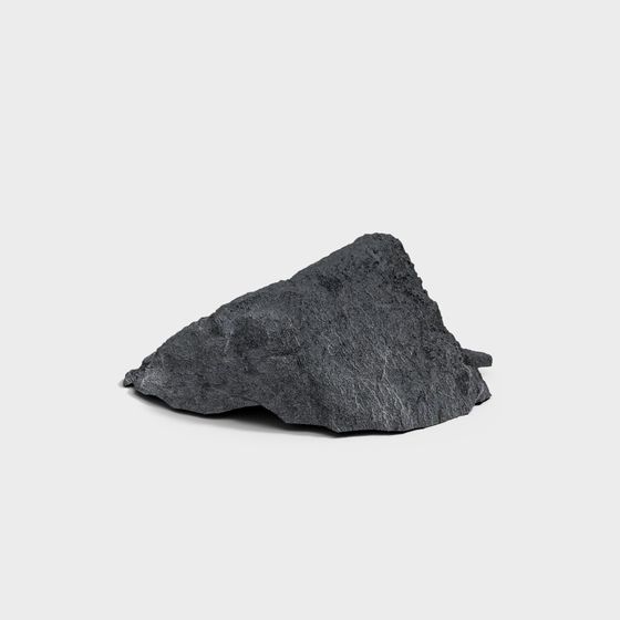 Rock Fragment Low-Poly 3D Model