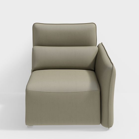 Urban Comfort Chair 3D model for Modern Spaces