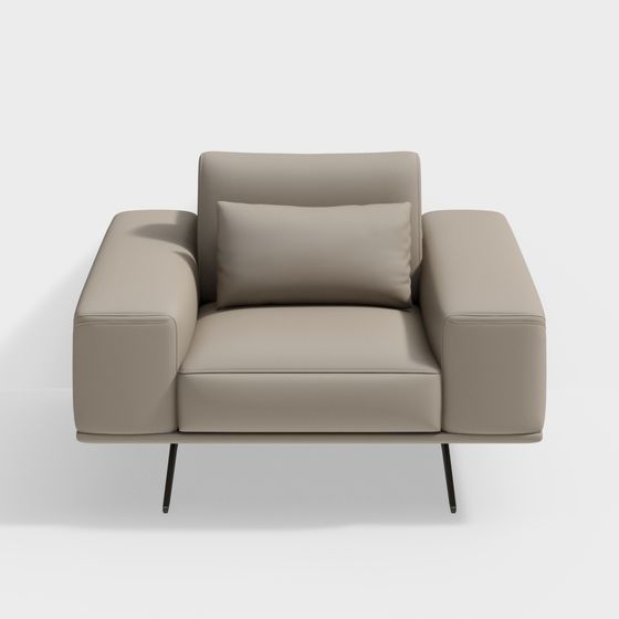Urban Comfort 3D model Sofa for Modern Interiors