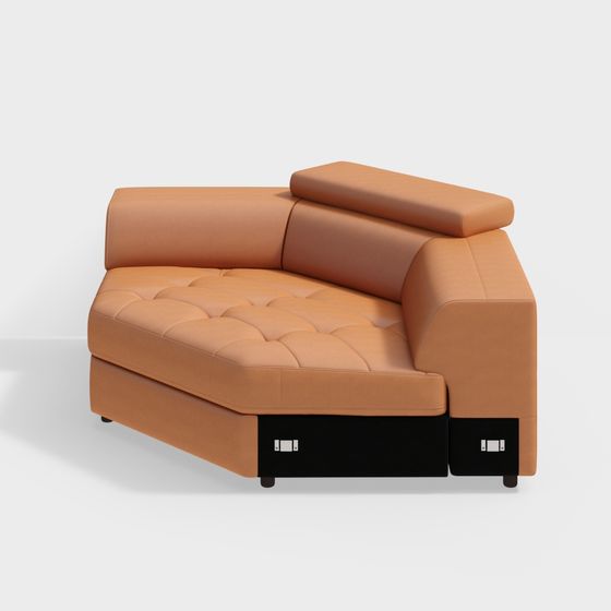 Urban Comfort Sofa 3D model for Modern Spaces