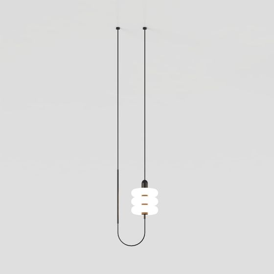 Modern Minimalist Low-Poly Pendant Light 3D model