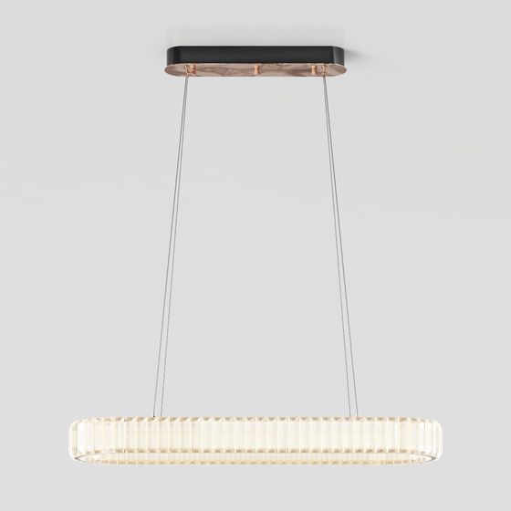 Elegant Low-Poly Chandelier 3D Model