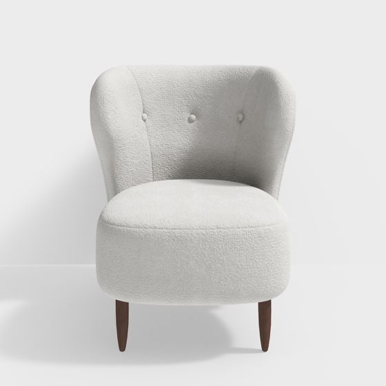 Cozy Corner Chair 3D model for Modern Interiors