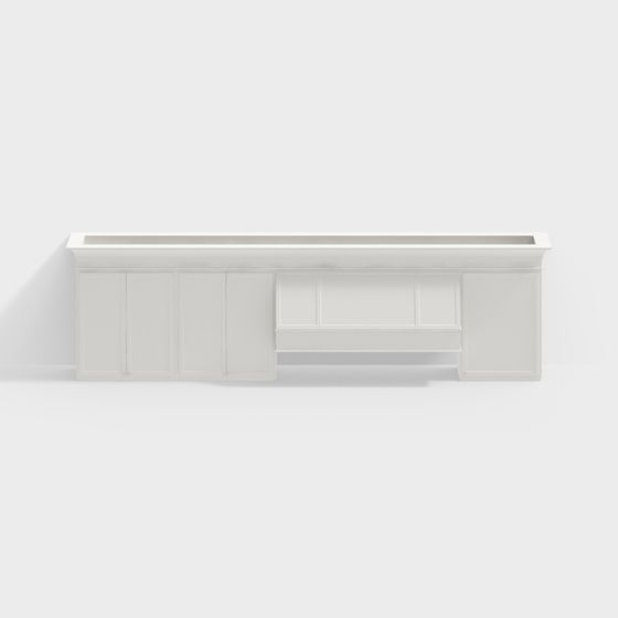 Modern Minimalist Planter Box 3D model