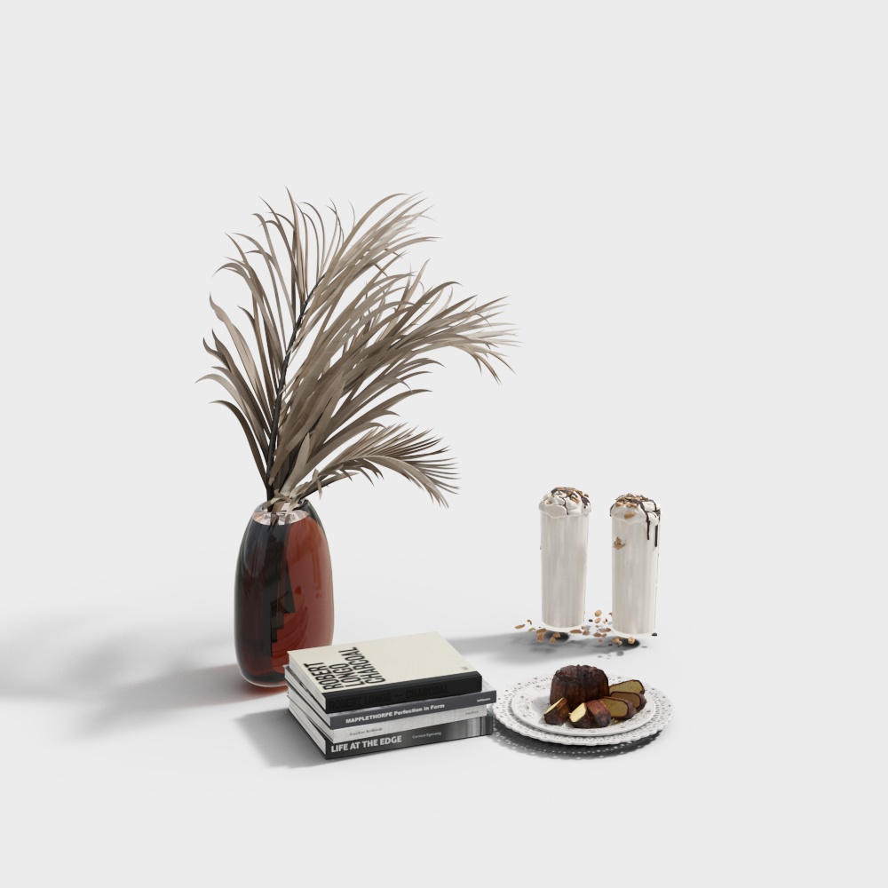 Modern living room coffee table accessories