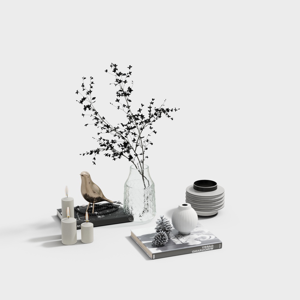 Minimalist Low-Poly Decorative 3D model