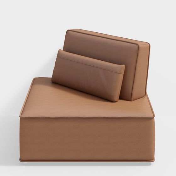 Modern Minimalist 3D Model Sofa Chair