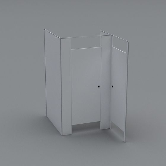 Minimalist Partition Wall 3D Model