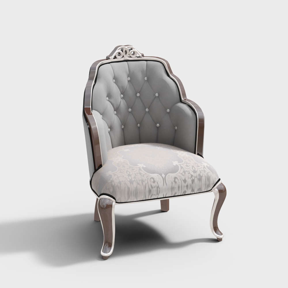 Exquisite Victorian Armchair 3D model