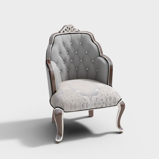Exquisite Victorian Armchair 3D model