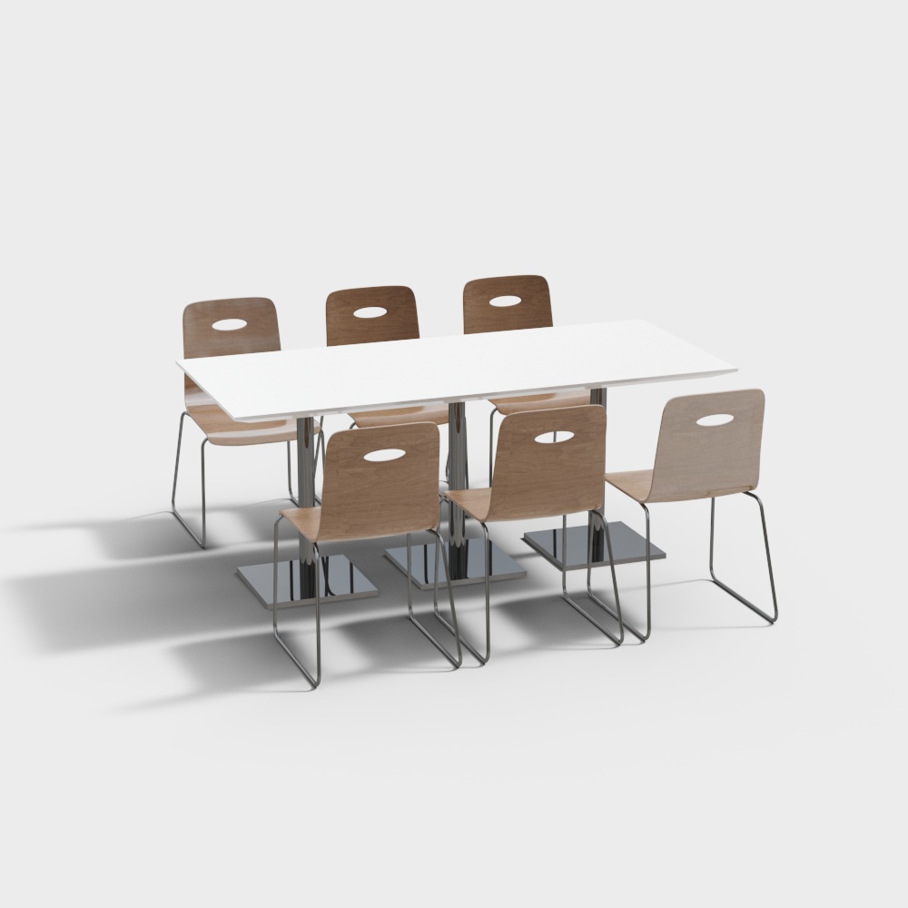 Canteen triple dining chair