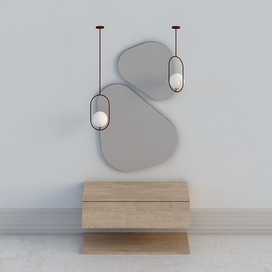 เฟอร์นิเจอร์ + กระจก + ทางเข้า