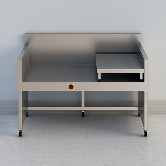 Stainless Steel Workbench 3D model