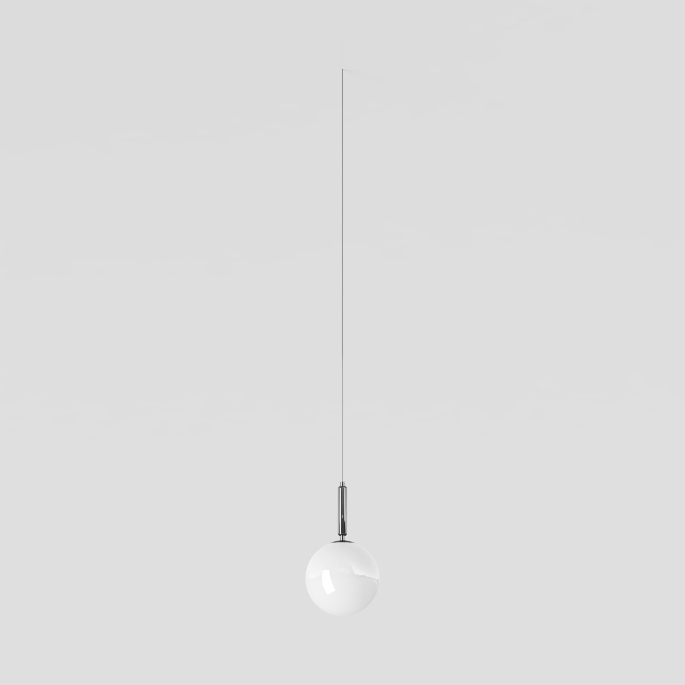 Elegant Suspension Light 3D model for Modern Spaces