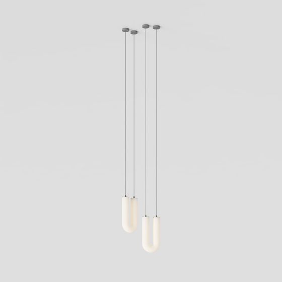 Sleek Minimalist Pendant Light 3D model