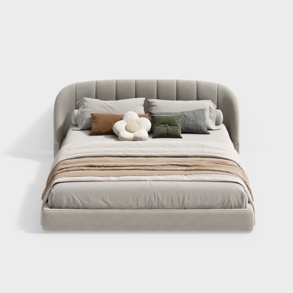 Cozy Retreat Bed 3D model