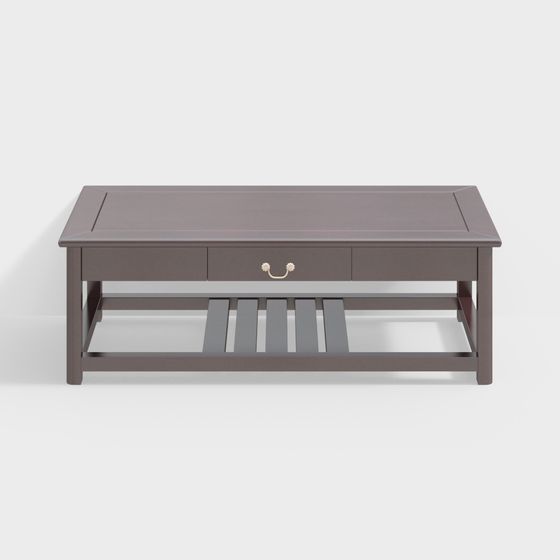 Elegant Minimalist Coffee Table 3D model