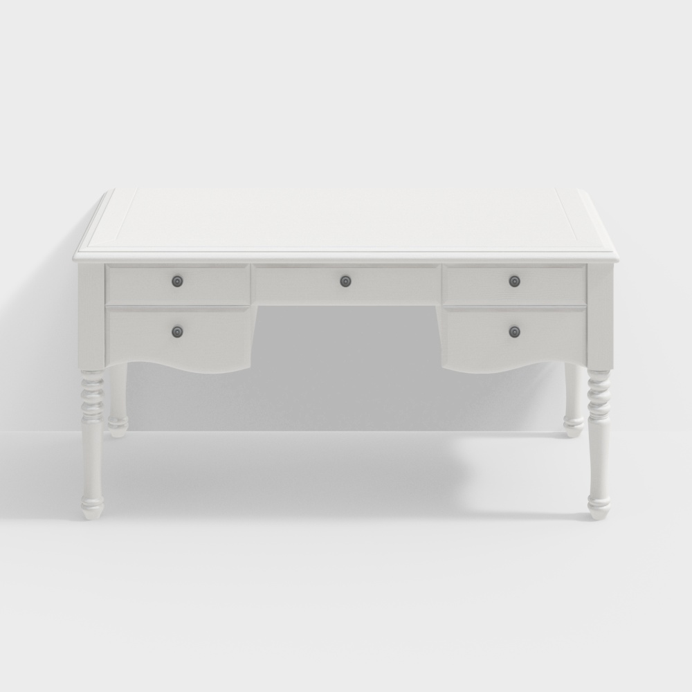 8935 デスク - アイボリー