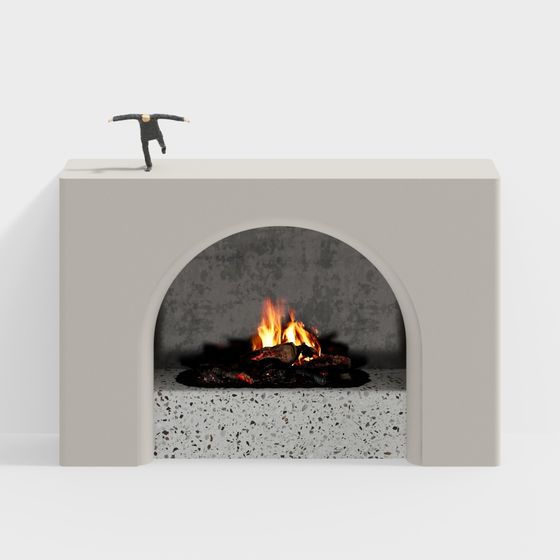 Urban Fireplace 3D model