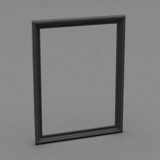 Elegant Low-Polygon Frame 3D Model