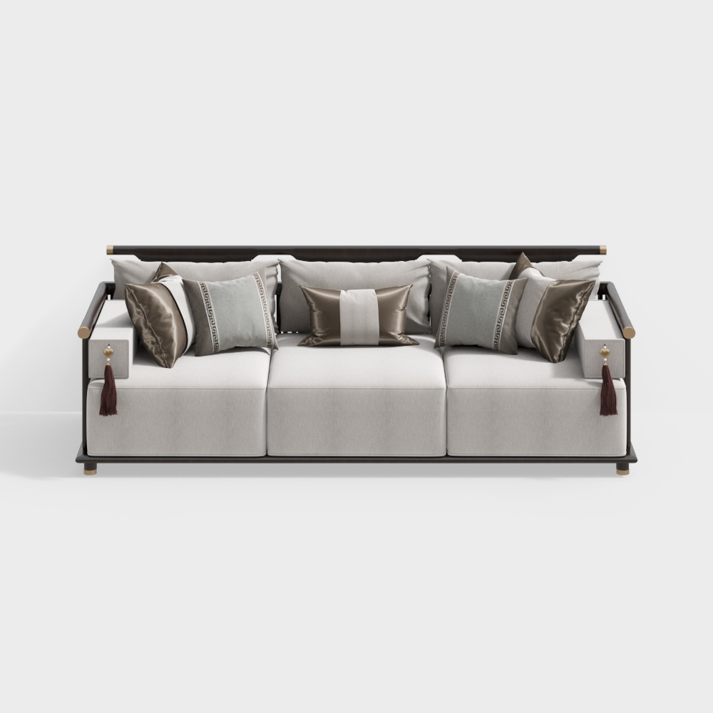 Sofá multipersonal neo-chino