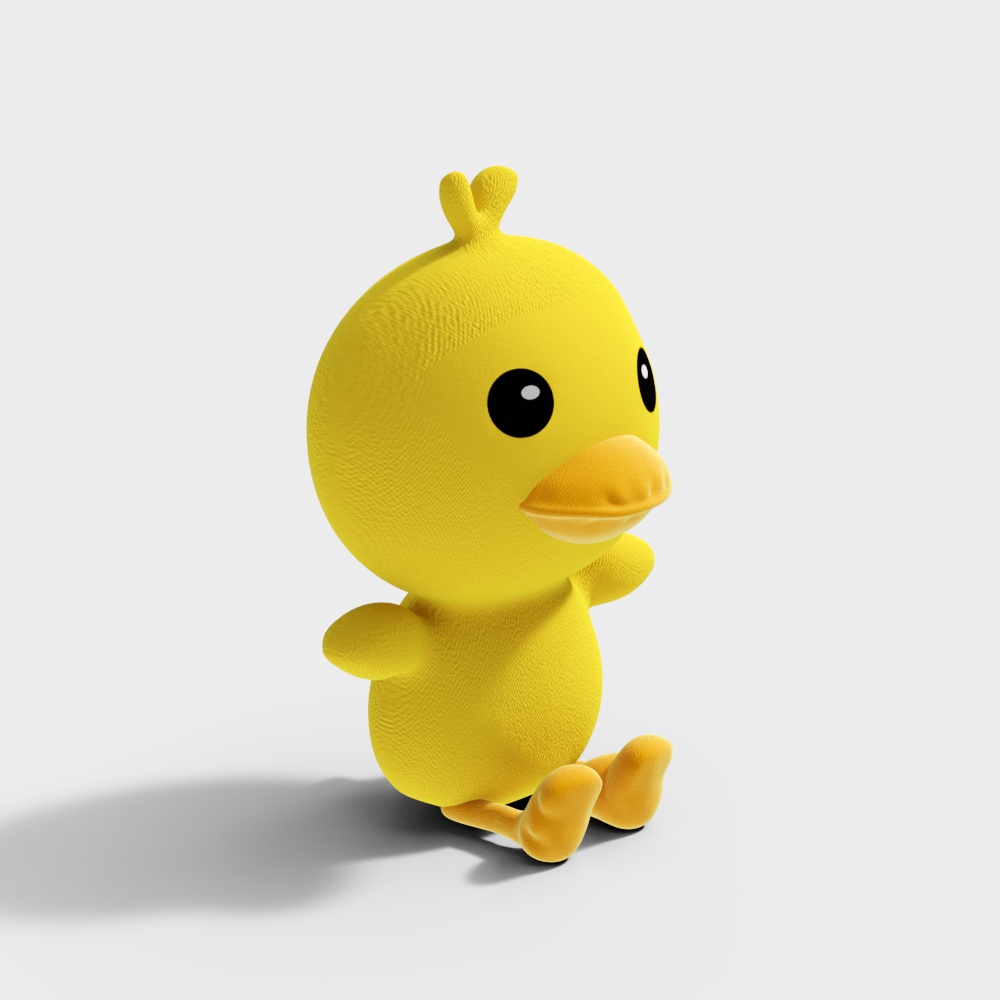 Chubby Duckling 3D model