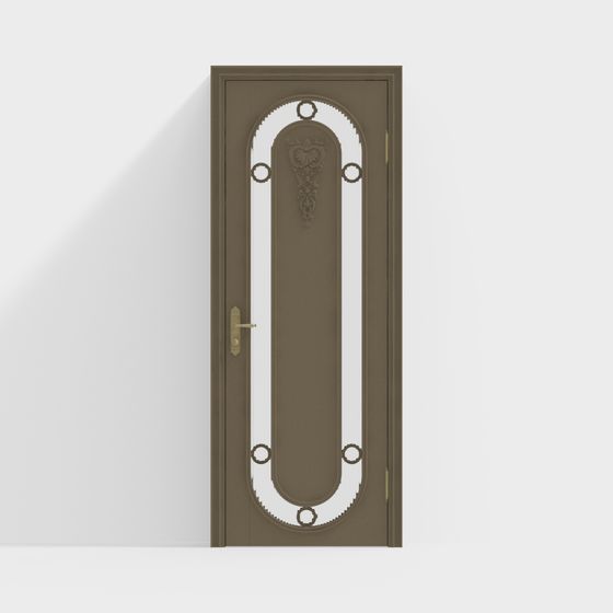 Vintage Craft Door 3D model