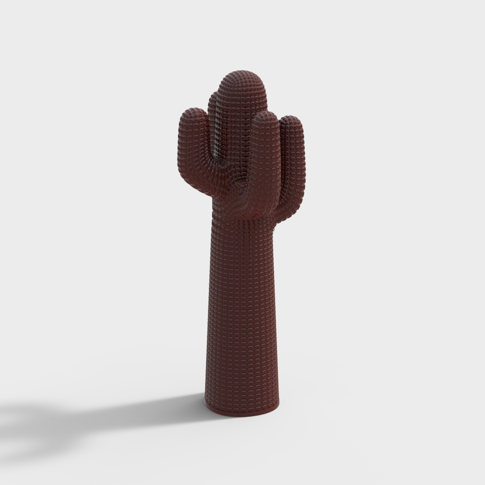 Modern cream style cactus sculpture