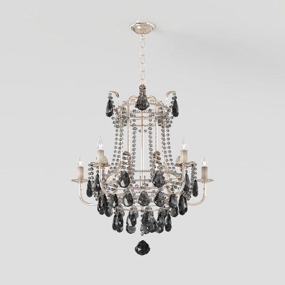 Enchanting Crystal Chandelier 3D model
