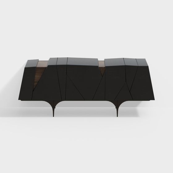 Geometric Art Cabinet 3D model