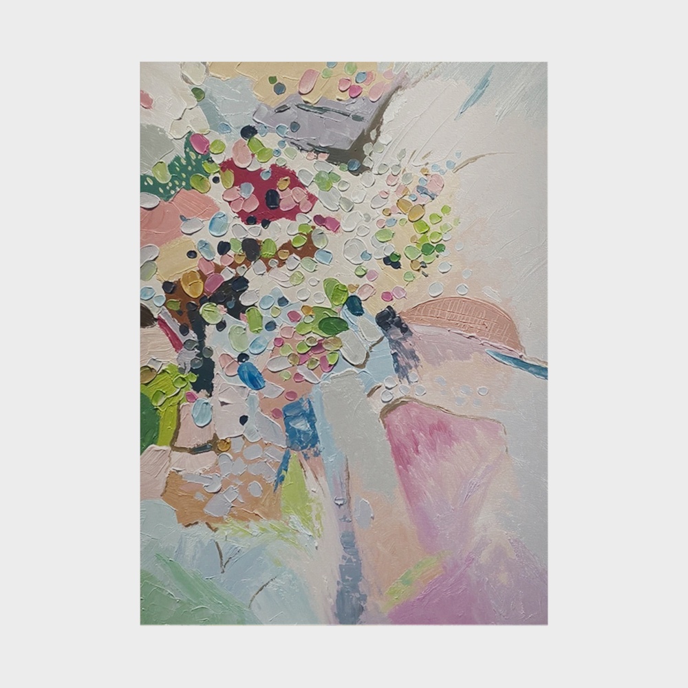 Abstract Garden 3D Model – Colorful Low-Poly Design