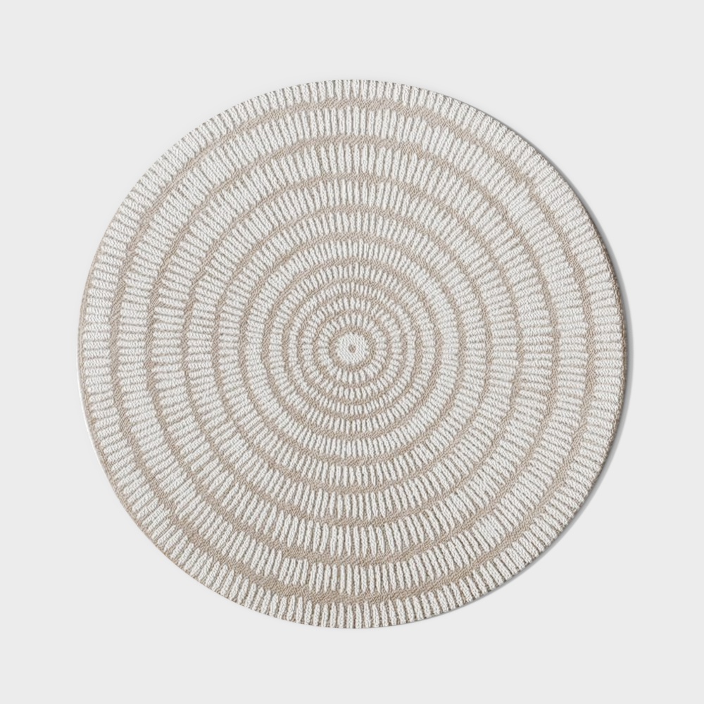 Spiral Woven Rug 3D Model – Low-Poly Textured Carpet
