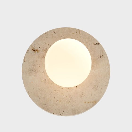 Wabi-Sabi Style Wall Lamp 3D Model in Earth Color