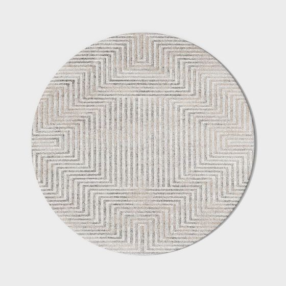 侘び寂びラウンドカーペット