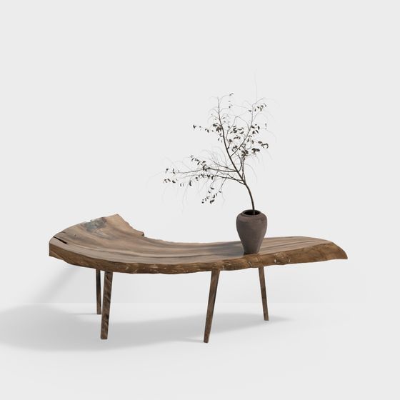 Nature-Inspired Forest Breath Coffee Table 3D model