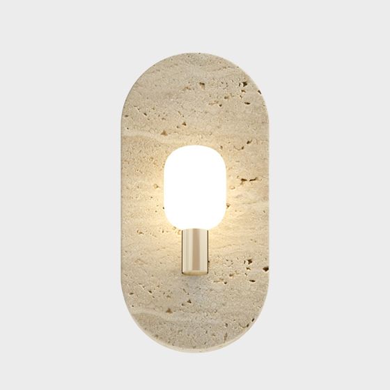 Wabi-Sabi Style Wall Lamp 3D Model in Brown