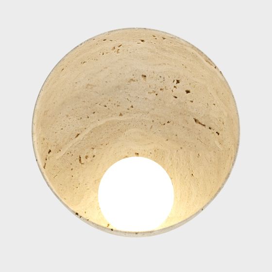 Charming Wood Color Wabi-Sabi Wall Lamp