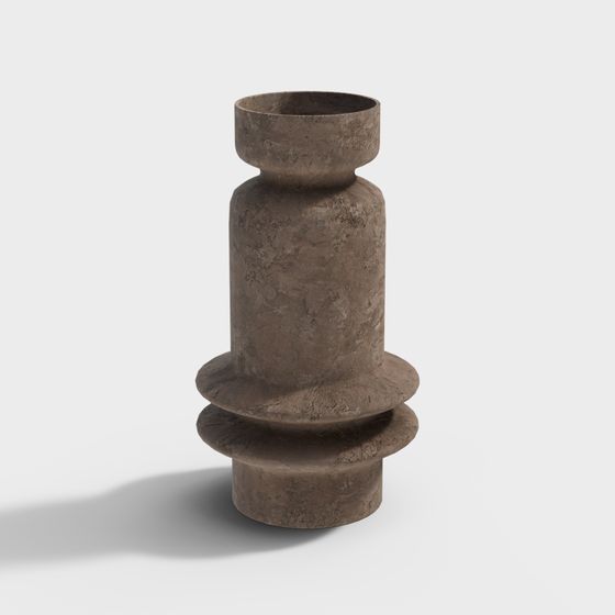 Concrete Art Column 3D model