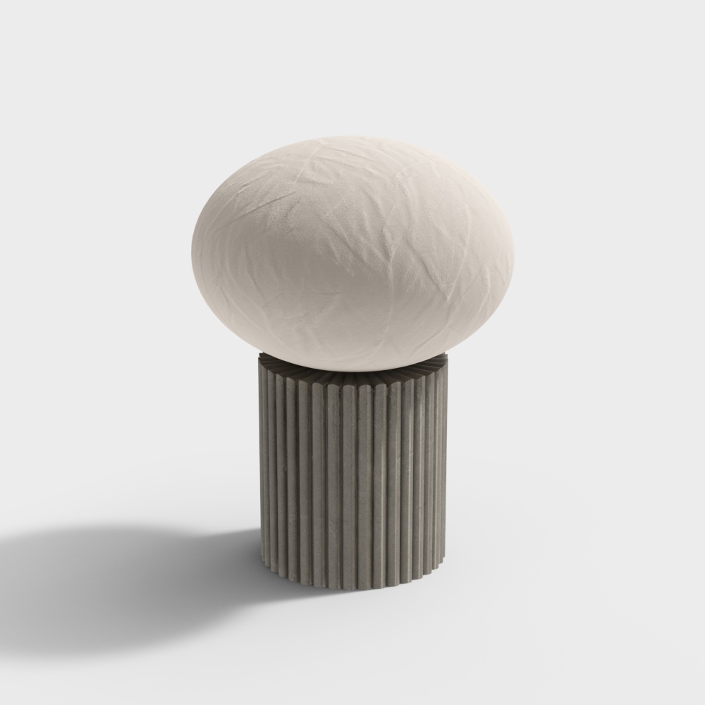 lampe de bureau de style wabi-sabi