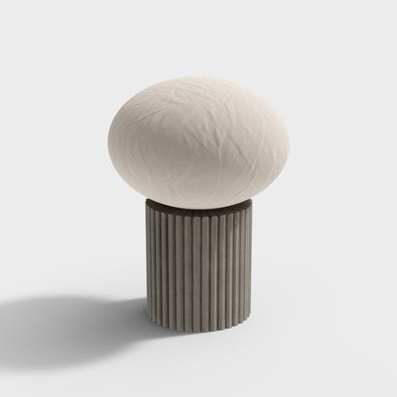 lampe de bureau de style wabi-sabi