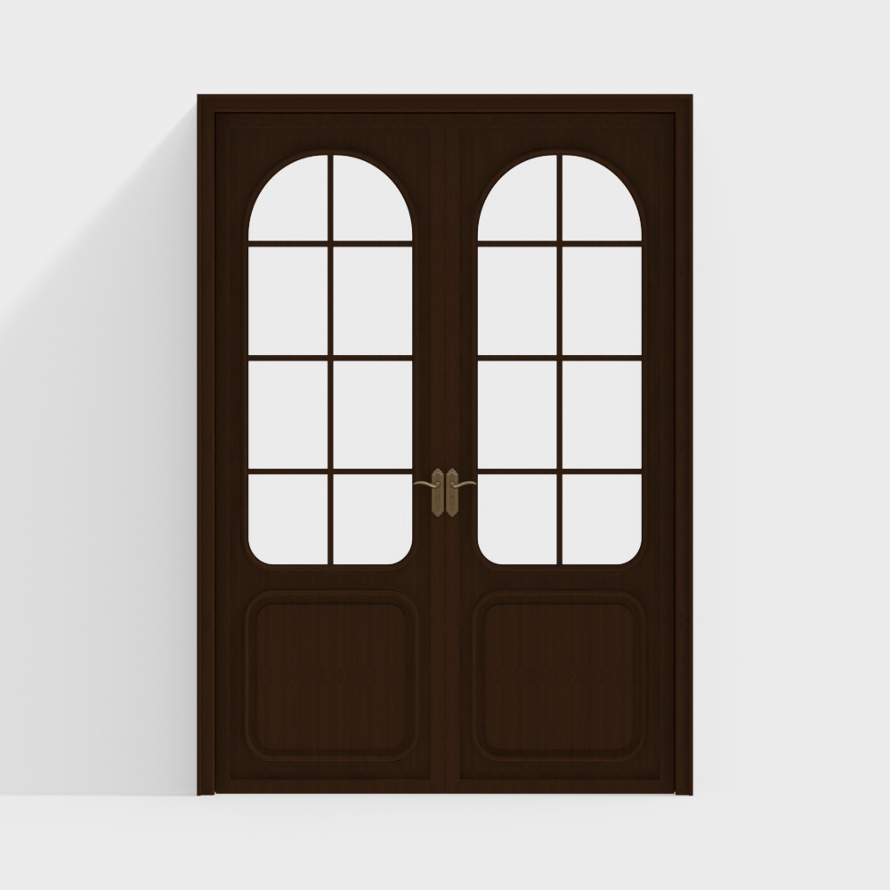 Wabi-sabi style double door