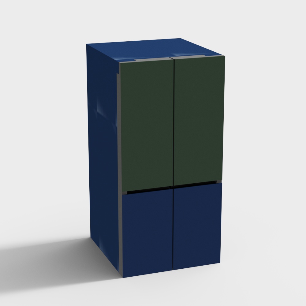 Refrigeratore Samsung Blu Personalizzato