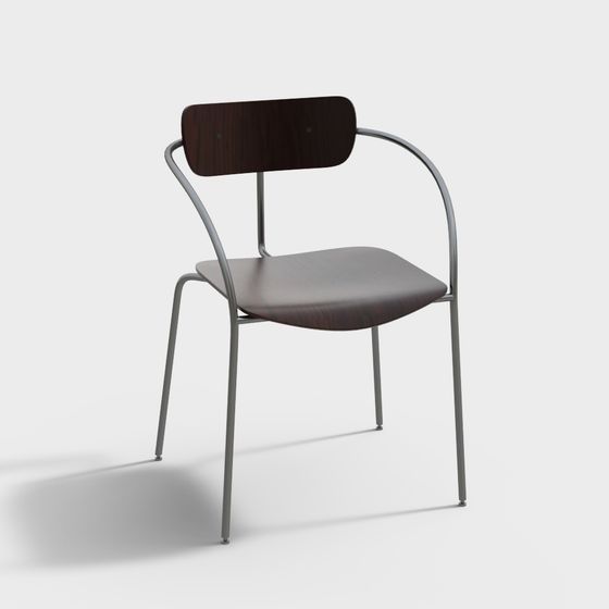 Modern Minimalist 3D Chair Model