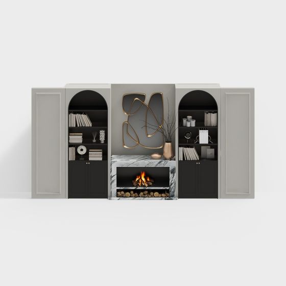 フレンチクリームスタイルの背景壁