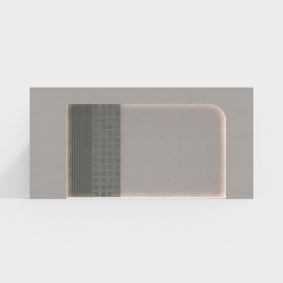 Mur arrière de style crème Wabi-sabi