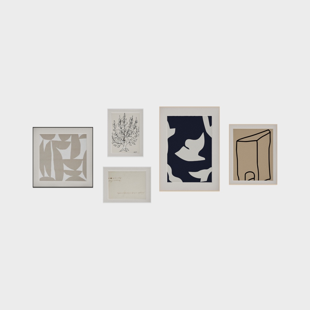 Nordic cream style decorative painting