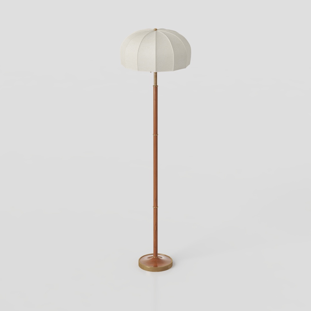 French cream style floor lamp