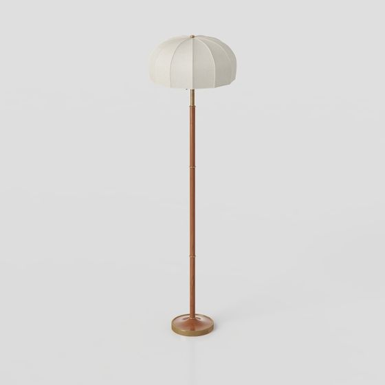 Elegant Floor Lamp 3D model for Modern Interiors