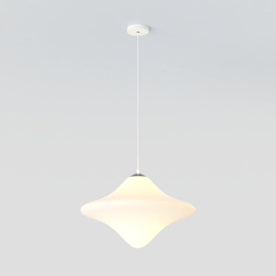 Stylish Low-Polygon Pendant Light 3D model